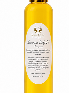 Pomegranate Body Oil | San's Soaps